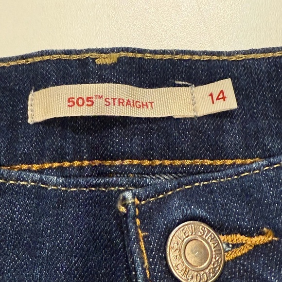 Levi's Blue Straight Jeans Classic Denim Style - Picture 6 of 8